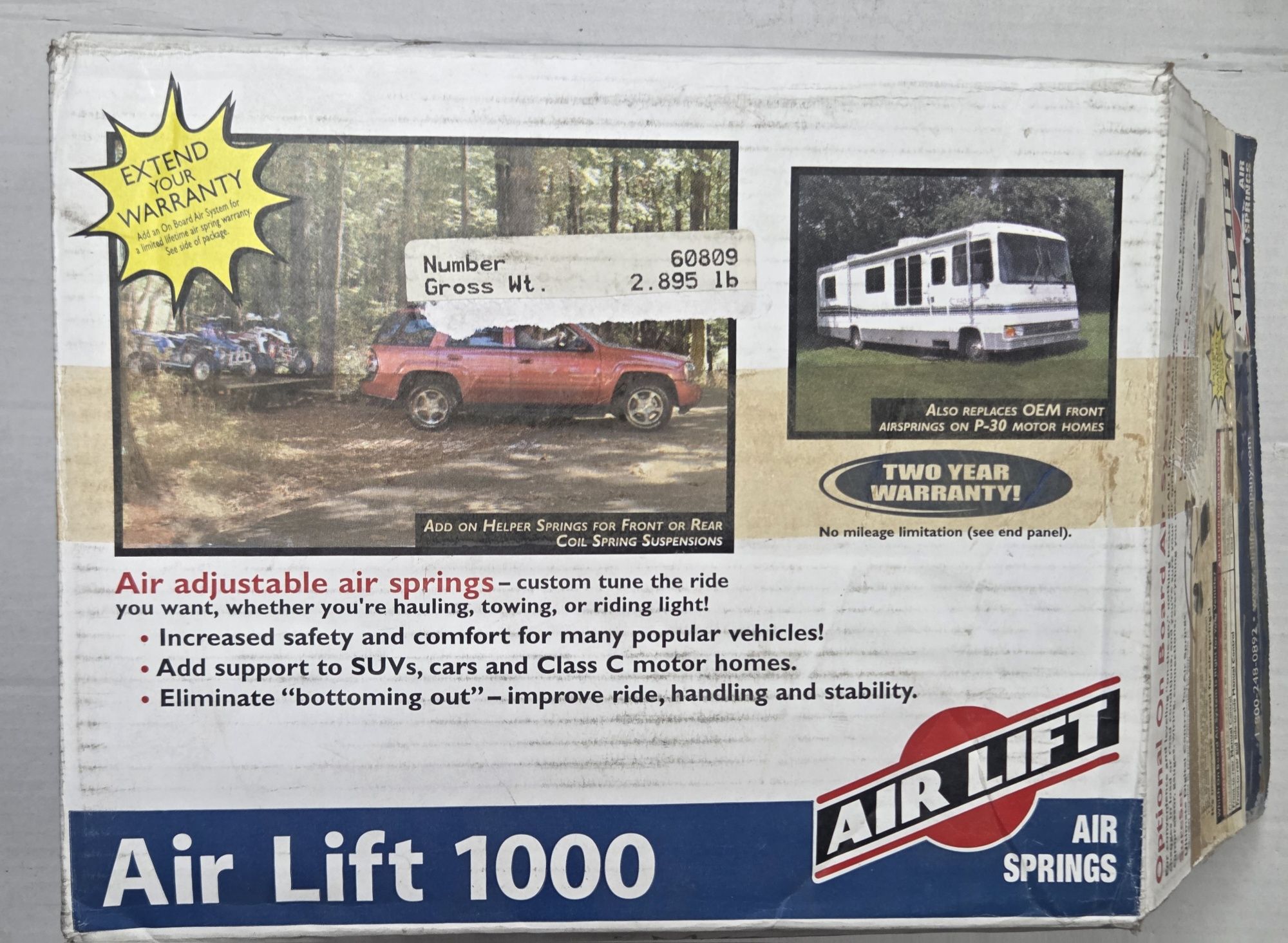 Balões Air Lift para molas de suspensão