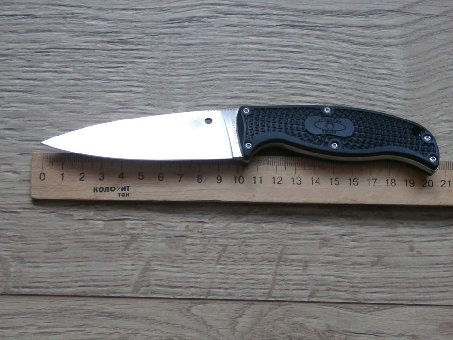 Туристичний ніж Spyderco Enuff 2 Cпайдерко тактический 20.2см в ножнах