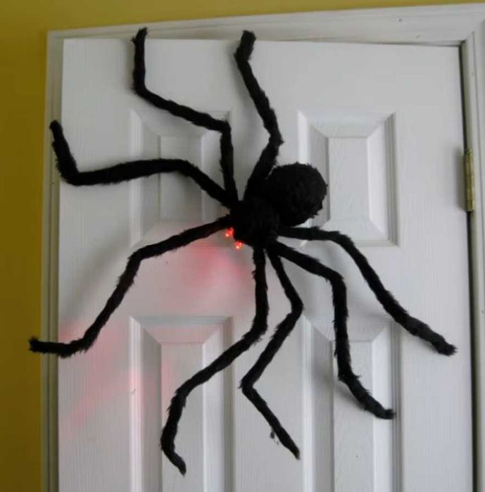 Halloween Duży sztuczny pająk