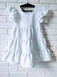Sukienka dla dziewczynki biała