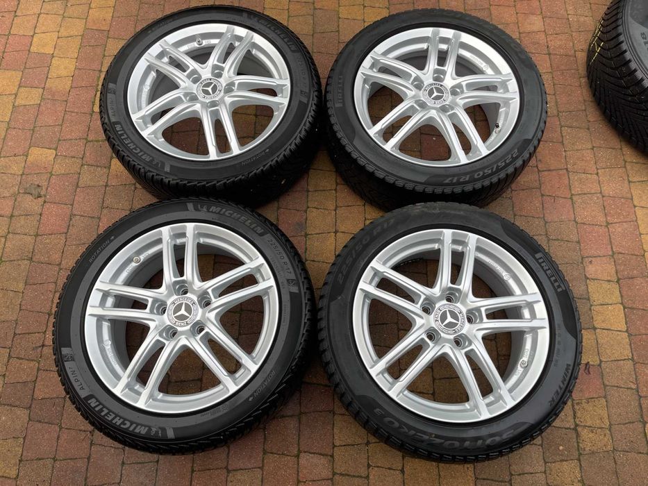 3964. Koła zimowe Mercedes A CLA 5x112 ET48.5 225/50/17 2024r