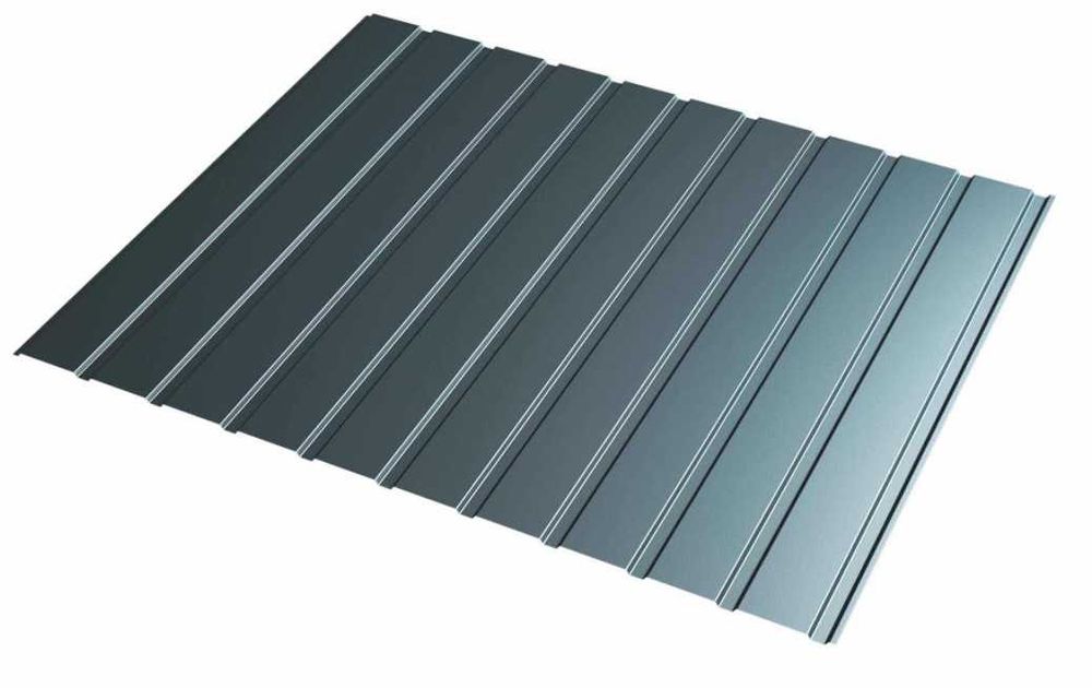 Blacha trapezowa T-7 7016PM antracyt mat grafit mat ściany drzwi komin