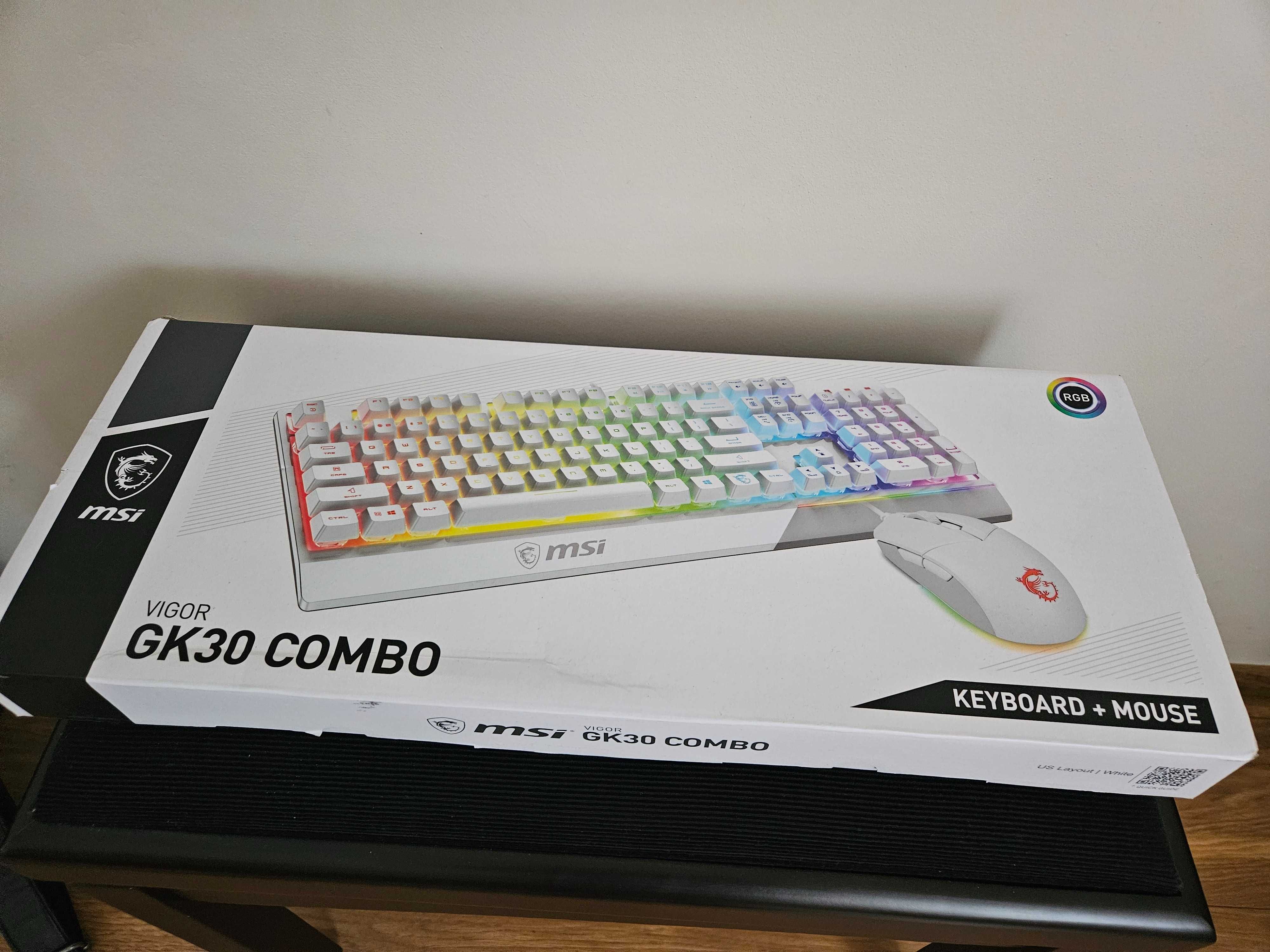 Nowa klawiatura dla graczy MSI Vigor GK30 COMBO