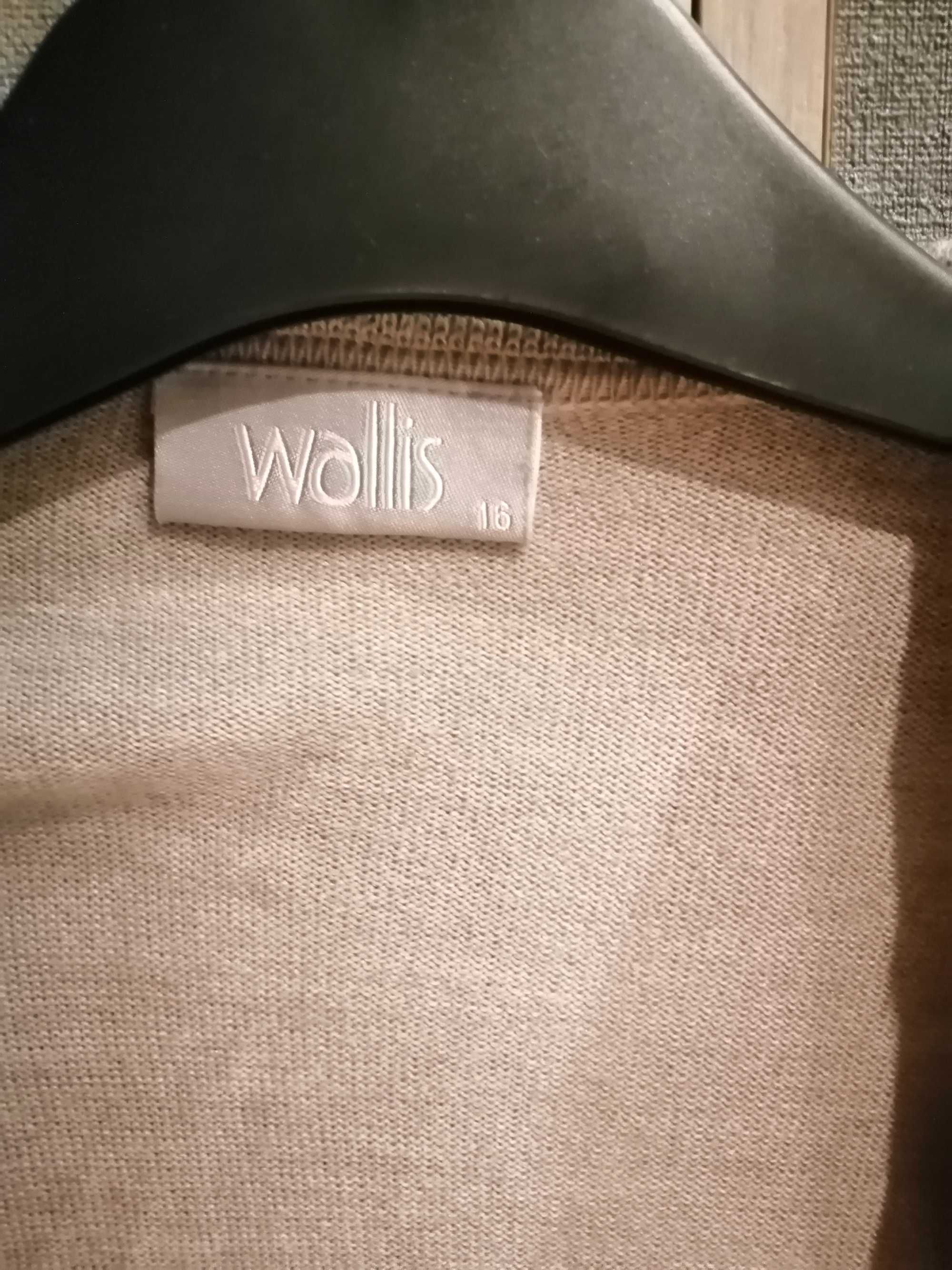 Sweter narzutka do kolan rozmiar s
