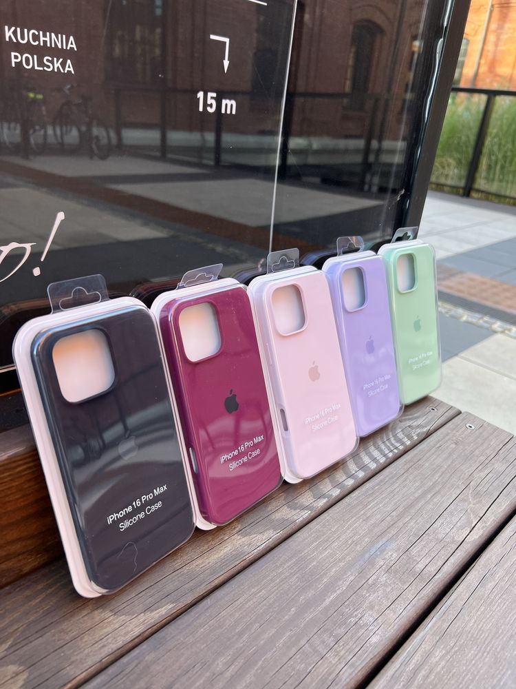Silikonowe Etui iphone 16 Pro Max w roznych kolorach