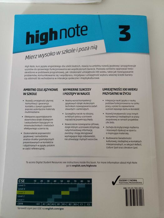 Workbook"high note 3"