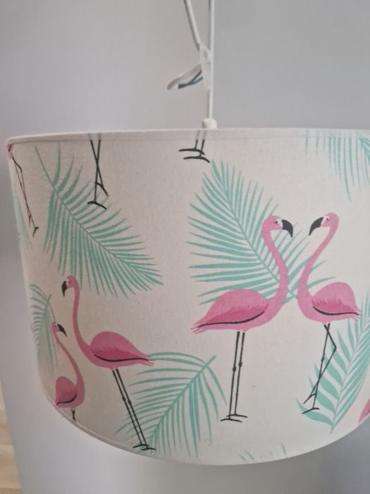Lampa wisząca do pokoju dziecka, średnica 36cm, wys. 20 cm