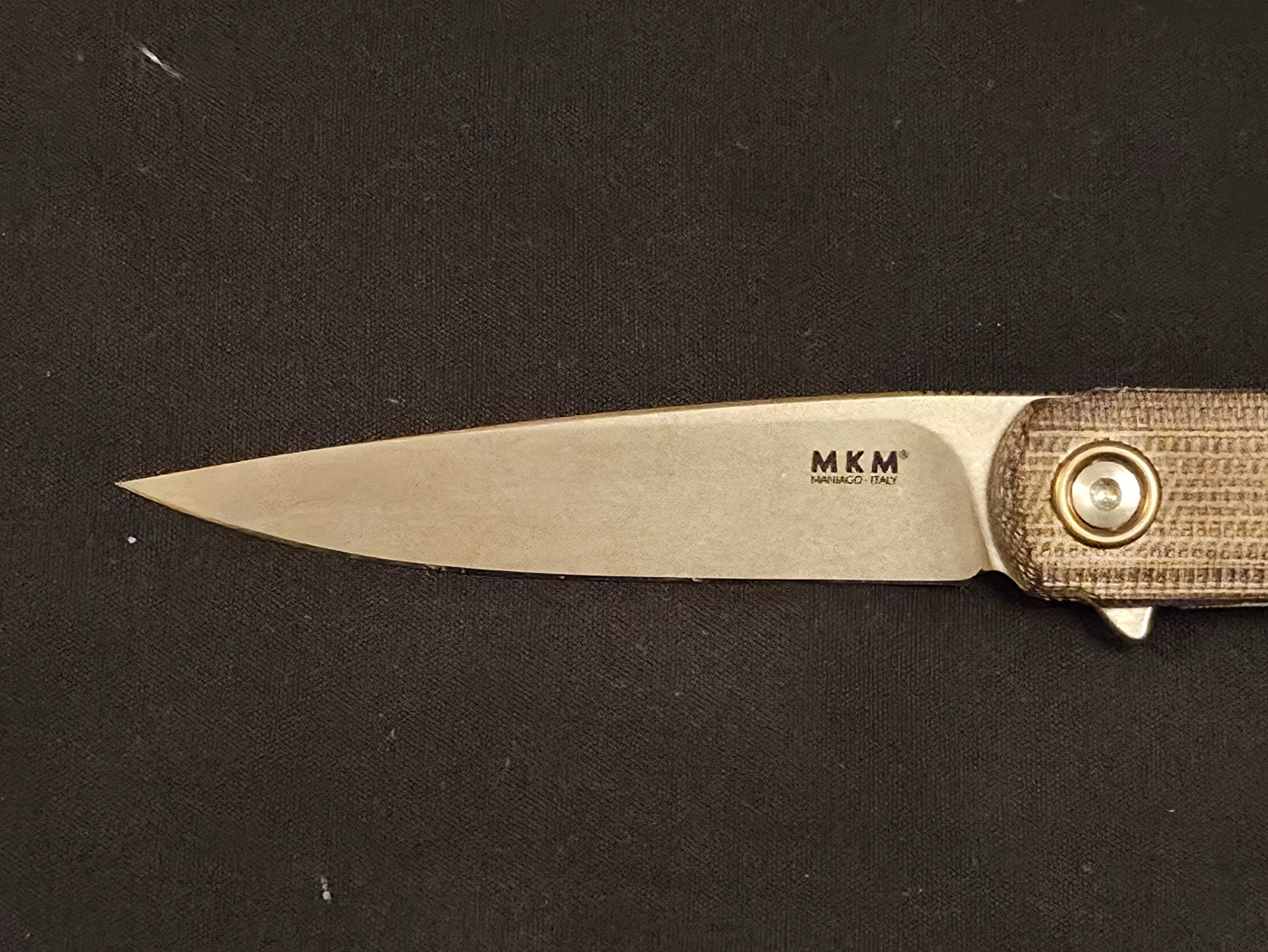 MKM Flame M390 Drop Point Micarta by Michael Zieba