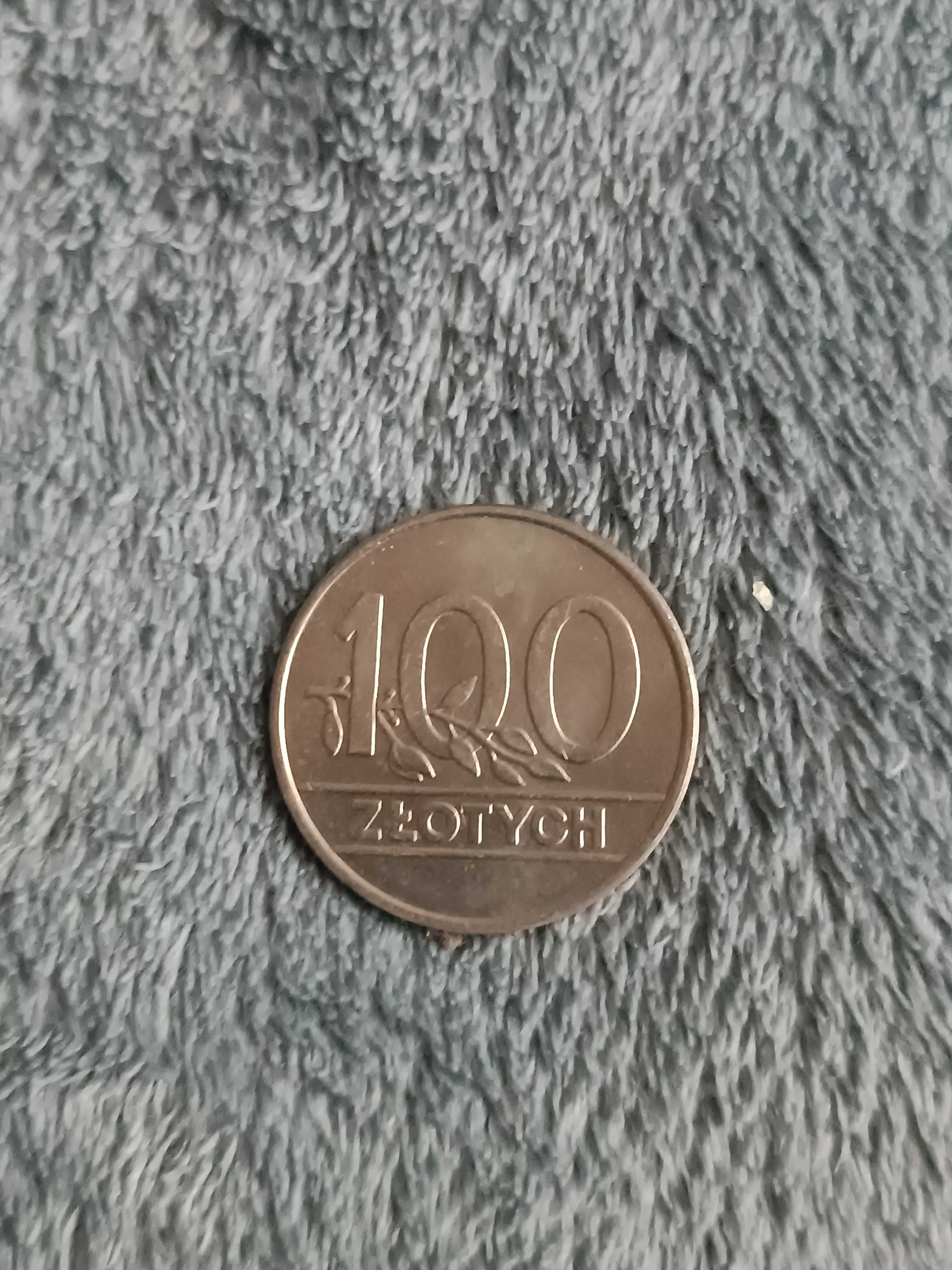 Moneta 100zl 1990r