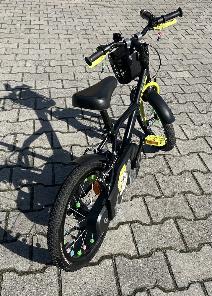 Rower dzieciecy Btwin 16 cali Decathlon dla chlopca woom kross