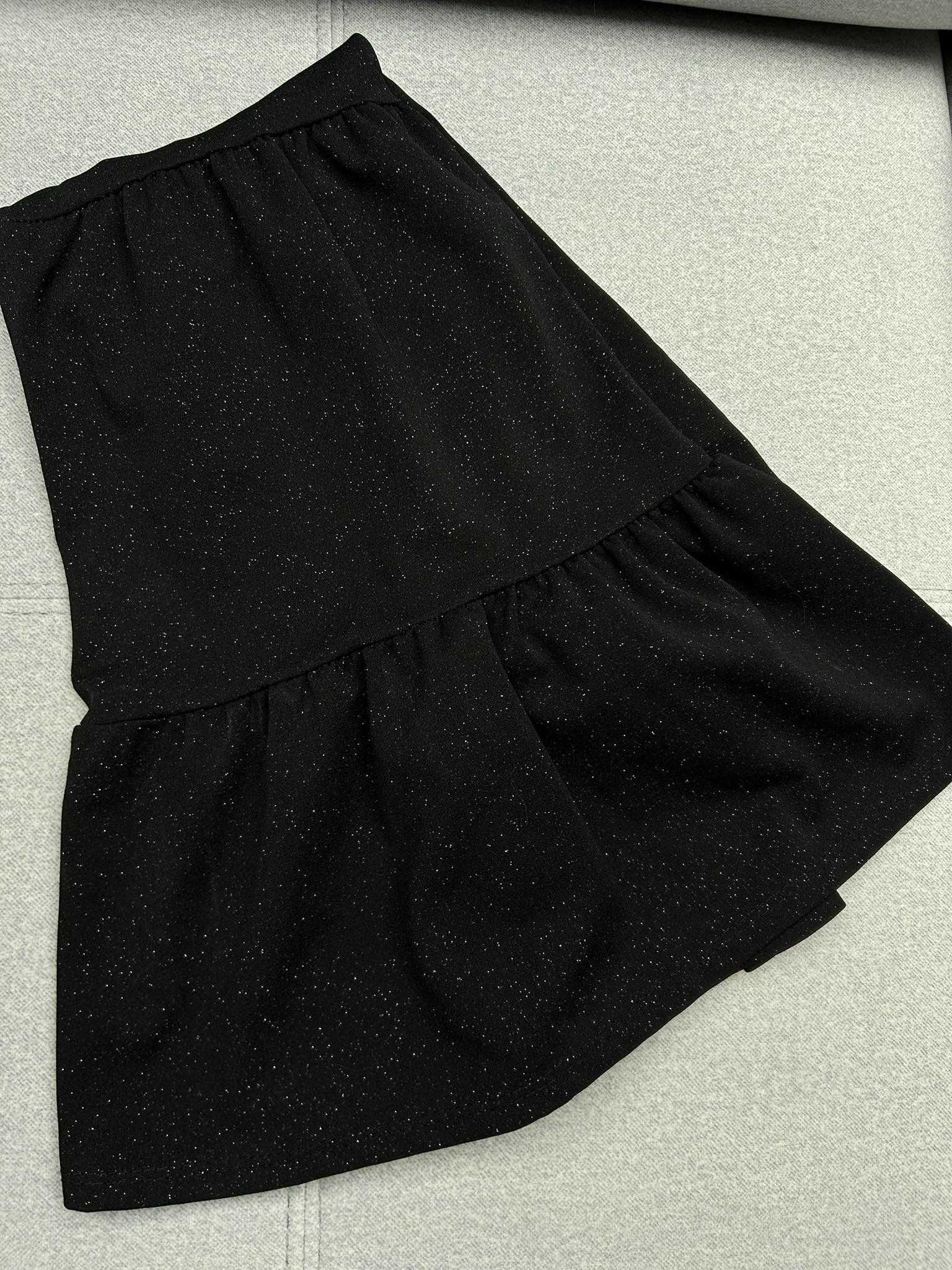 Sukienka New Collection czarna brokat S