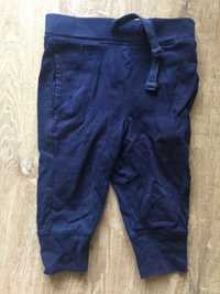 Granatowe dresowe spodnie baby GAP rozmiar 86 12-18 msc