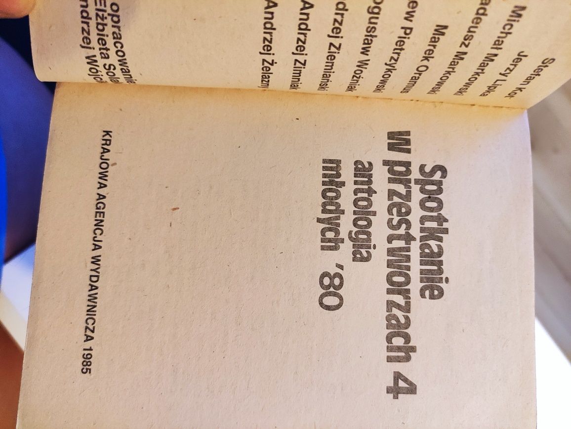 Książka Spotkanie w przestworzach 4 Antologia młodych '80