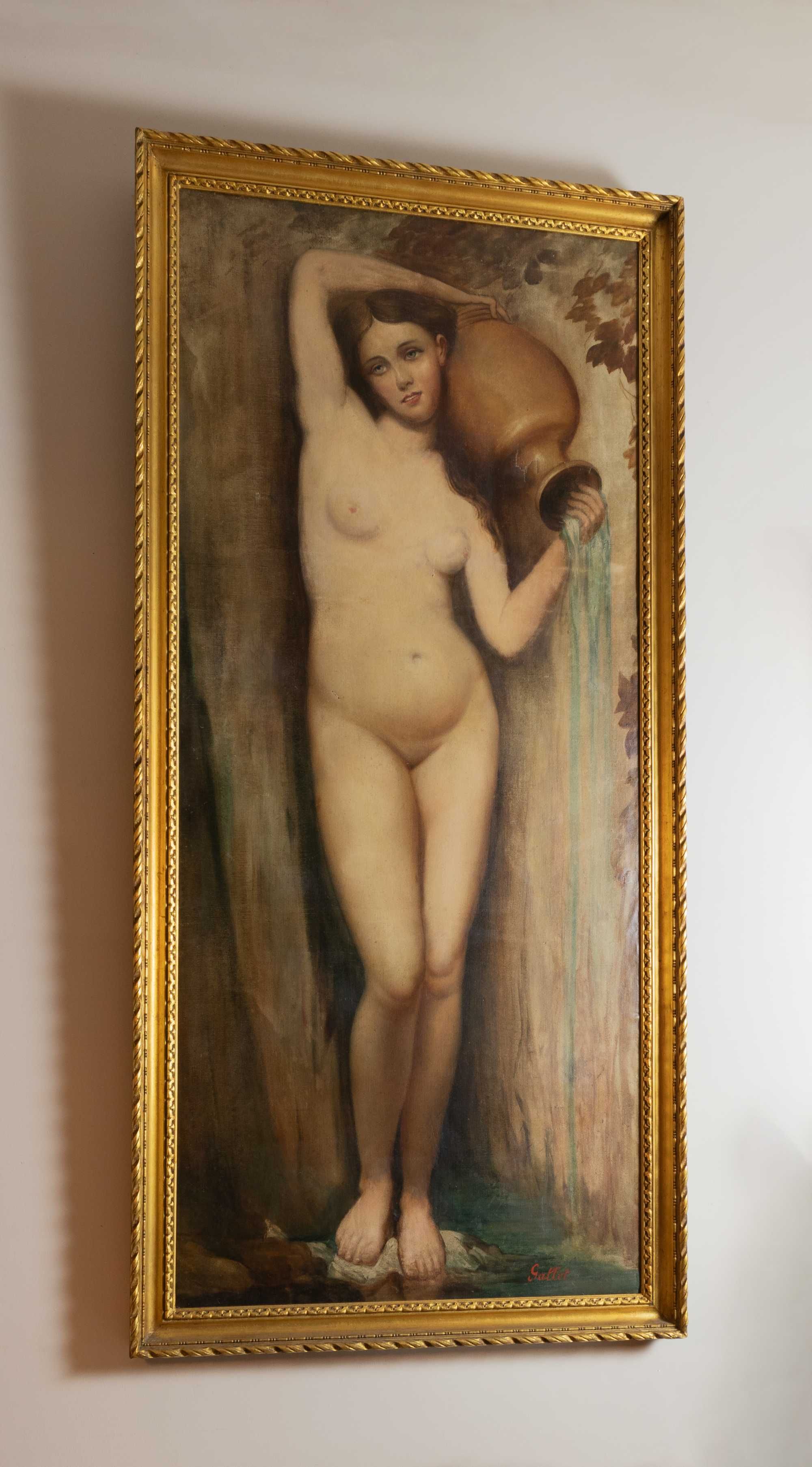 Pintura de mulher Louis Jacques Gallet | século XIX
