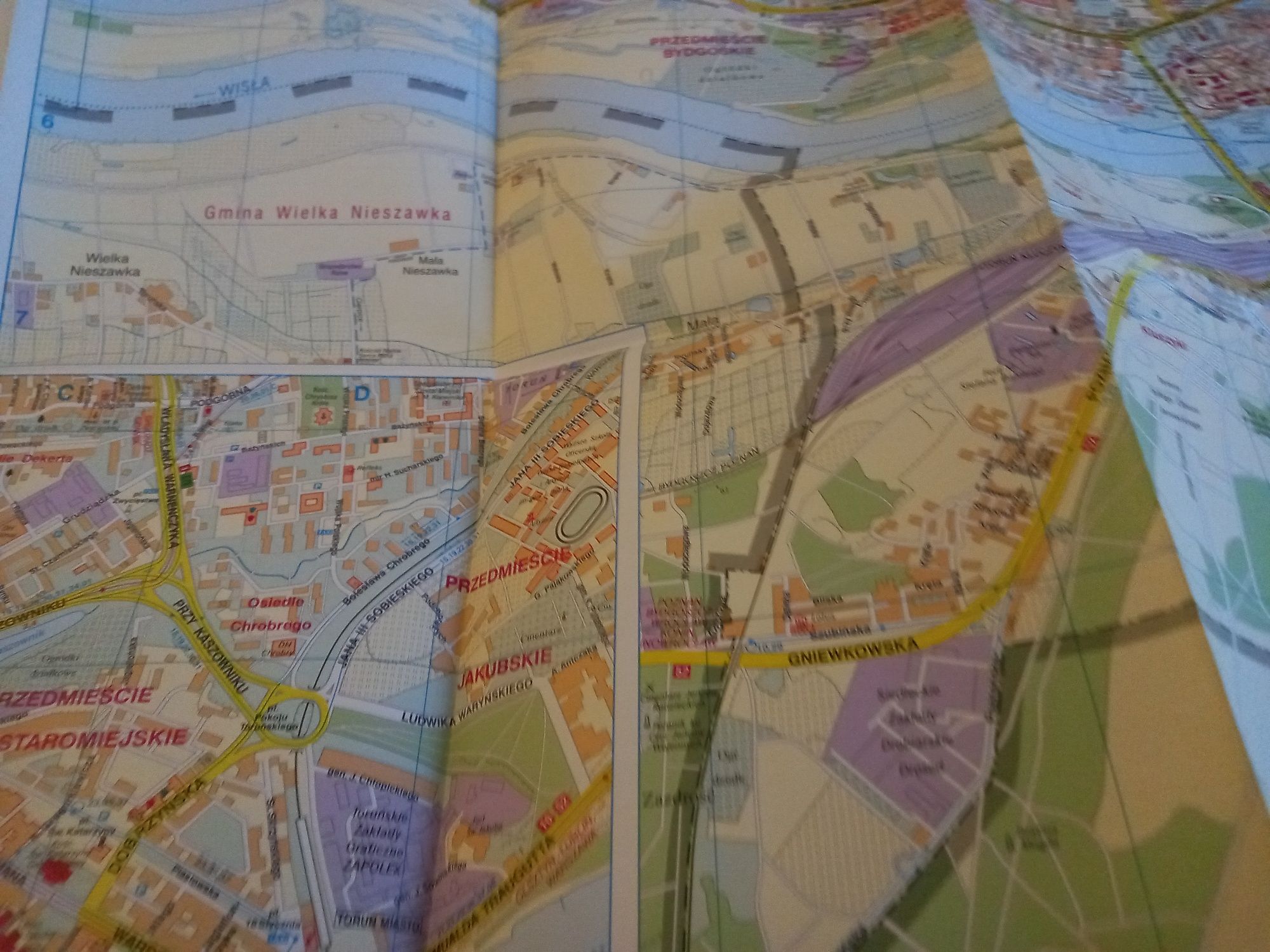 Plan Miasta Toruń 2000rok