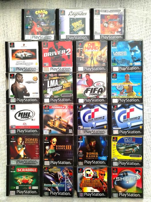 Lote Jogos PS1 Originais