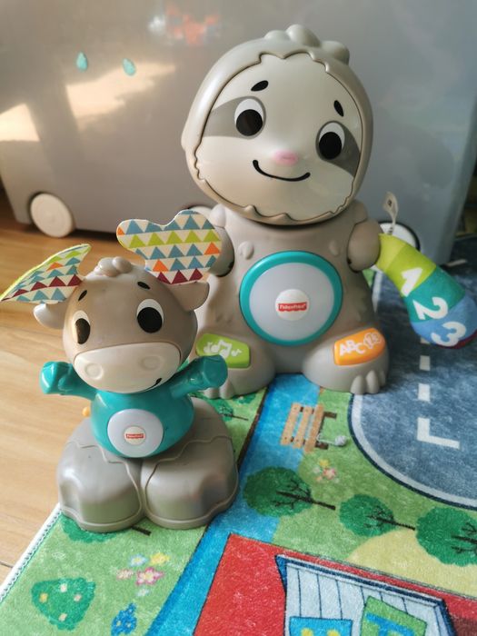Zabawki Fisher Price linkimals leniwiec i łoś