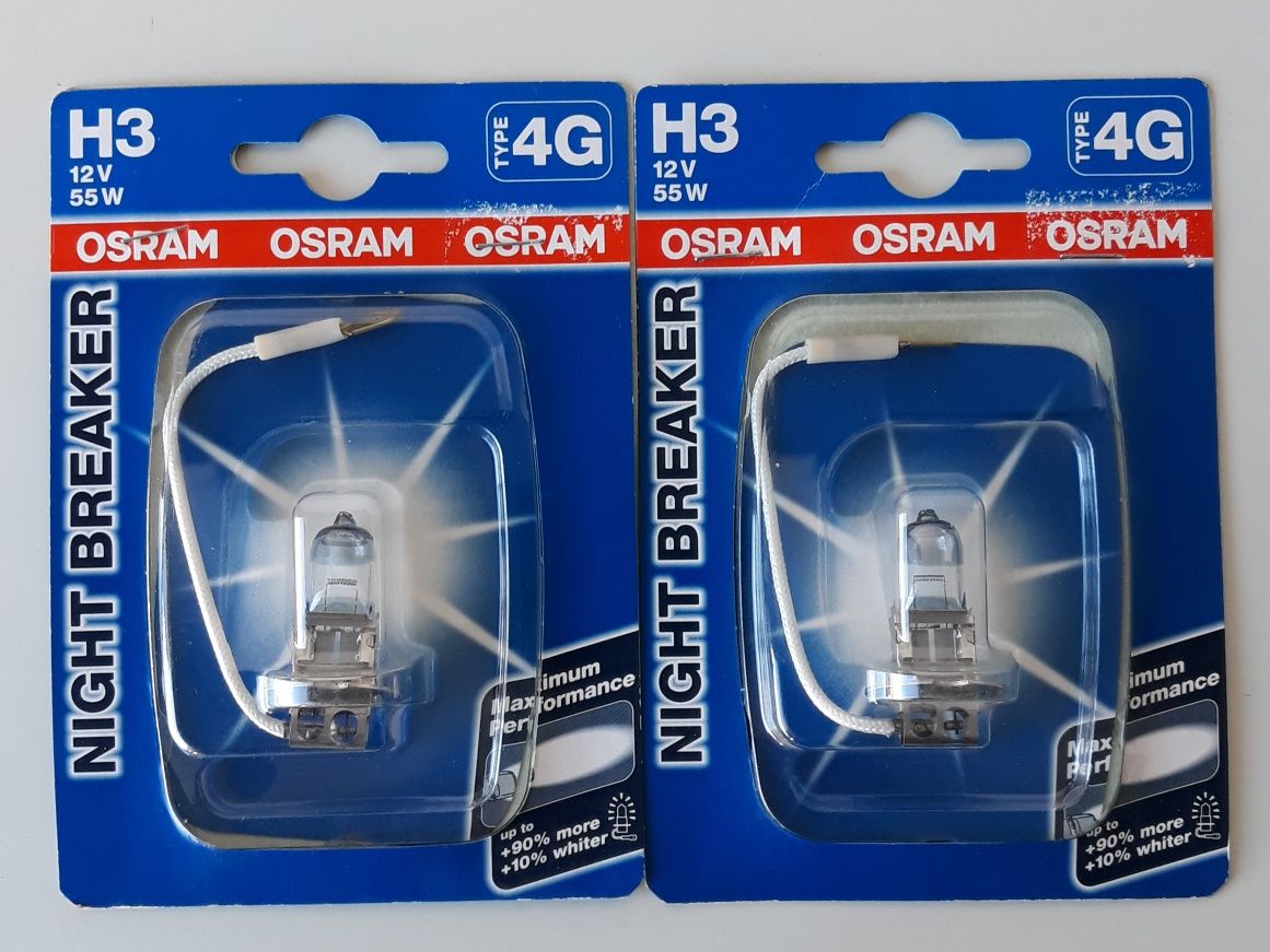 Lâmpadas Auto H7, H4, H3 e H1 - Philips/Osram