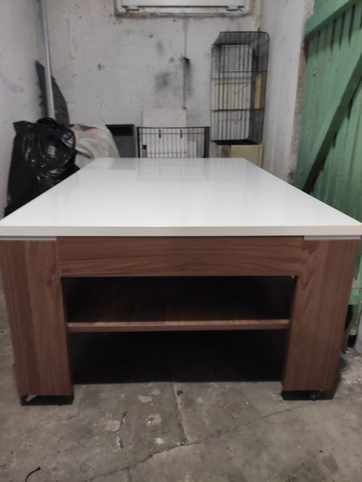 Ława pokojowa stolik biały połysk