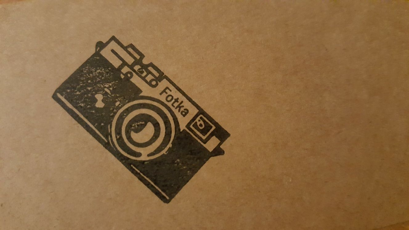 Retro stempel, pieczontka aparat