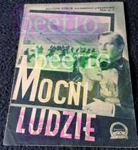 Ulotka filmowa "Mocni ludzie" - oryginał