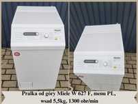 Pralka od góry Miele W 627 F Softtronic. Wsad 5,5kg, 1300 obr, menu PL