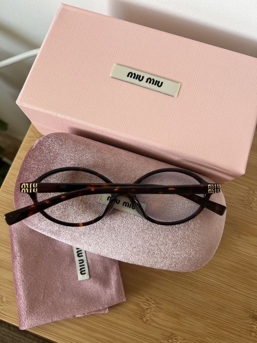 Okulary korekcja zerówki jajeczka miu miu panterka