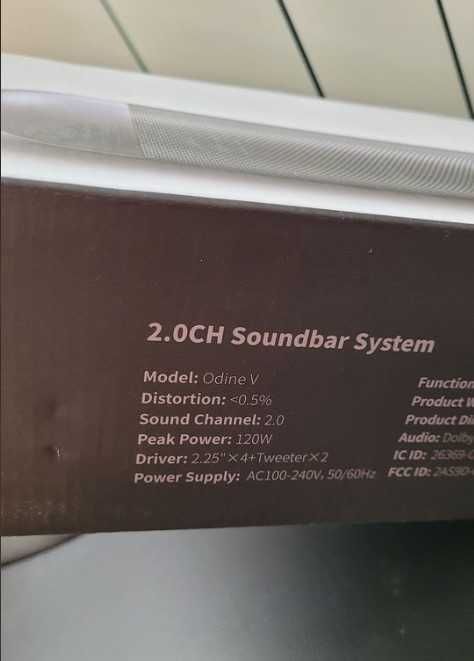 Vendo Soundbar Bomaker Odine V 1