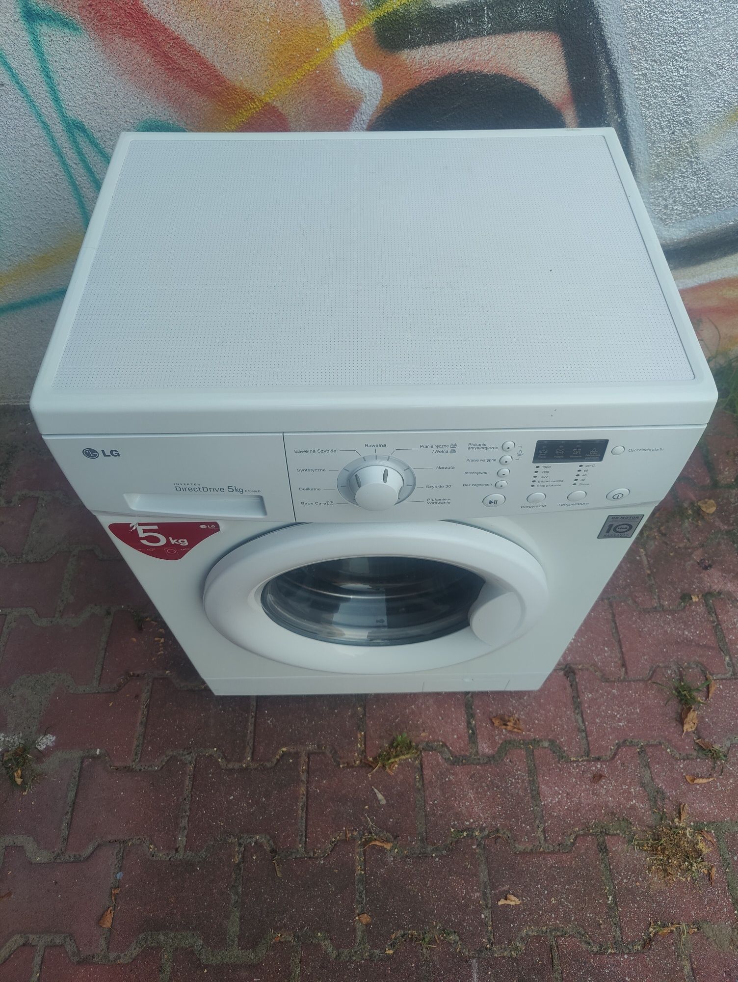 Pralka Lg A+++ 5kg direct drive silnik invertorowy cicha slim wąska
