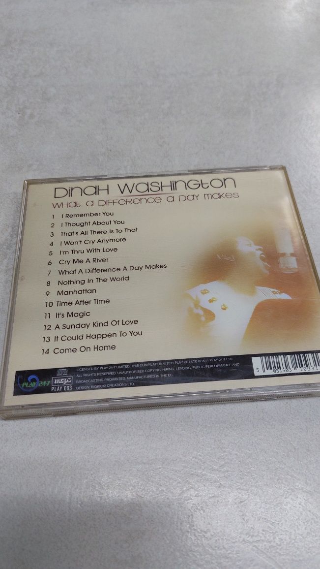 Dinah Washington. What a difference a day makes. Cd