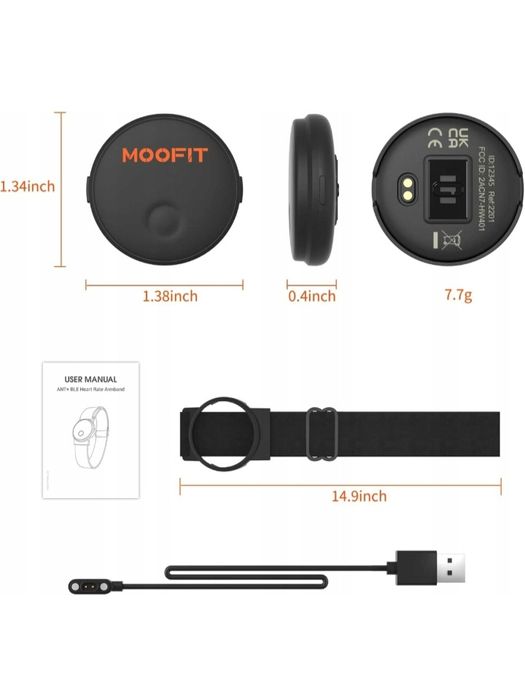 Opaska sportowa monitor pracy serca