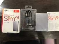 Портативный жёсткий диск  SEAGATE BACKUP PLUS SLIM 2тб