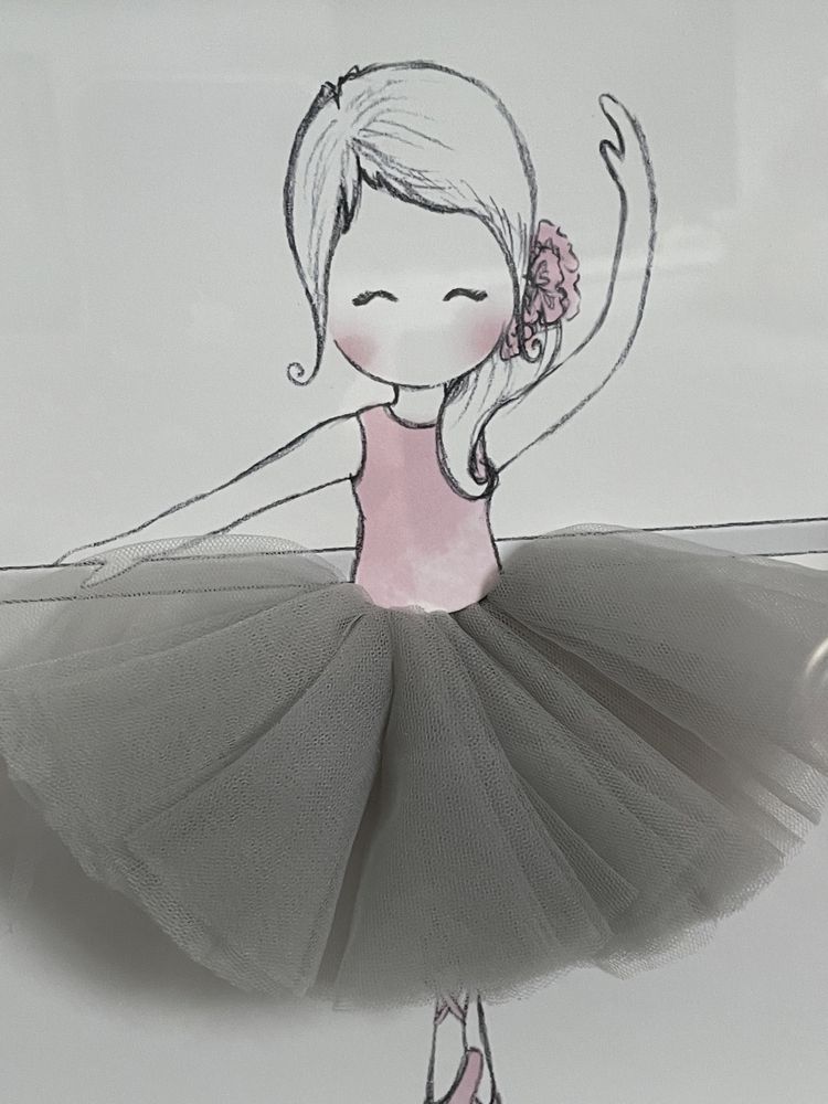 Obraz, obrazek „Baletnice” do pokoju dziewczynki - NOWY
