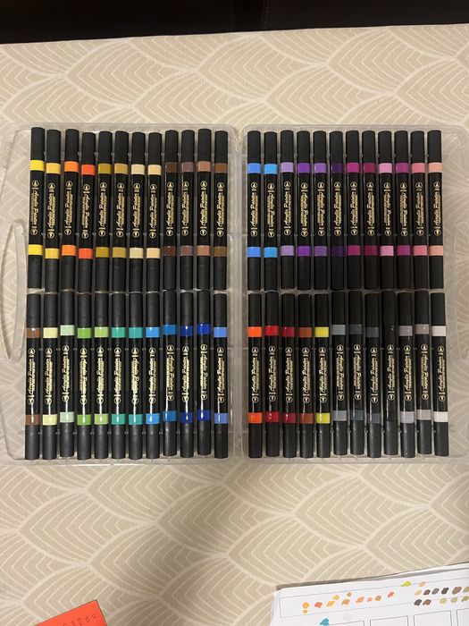 Canetas acrilicas Hanart novas