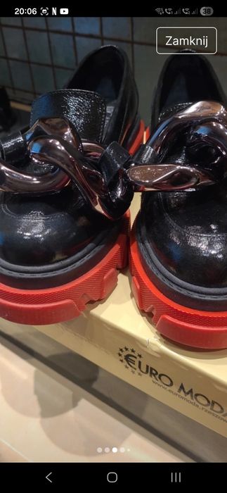 Mokasyny Carinni skóra z gwarancją 24 m