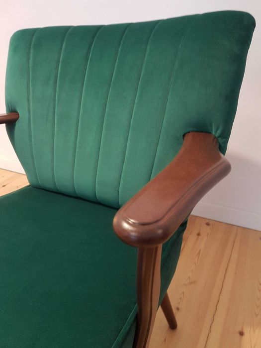 Modny Fotel Klubowy PRL USZAK - vintage lata 60 -70