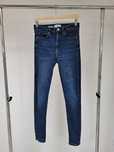Granatowe ciemne jeasny high waist soho