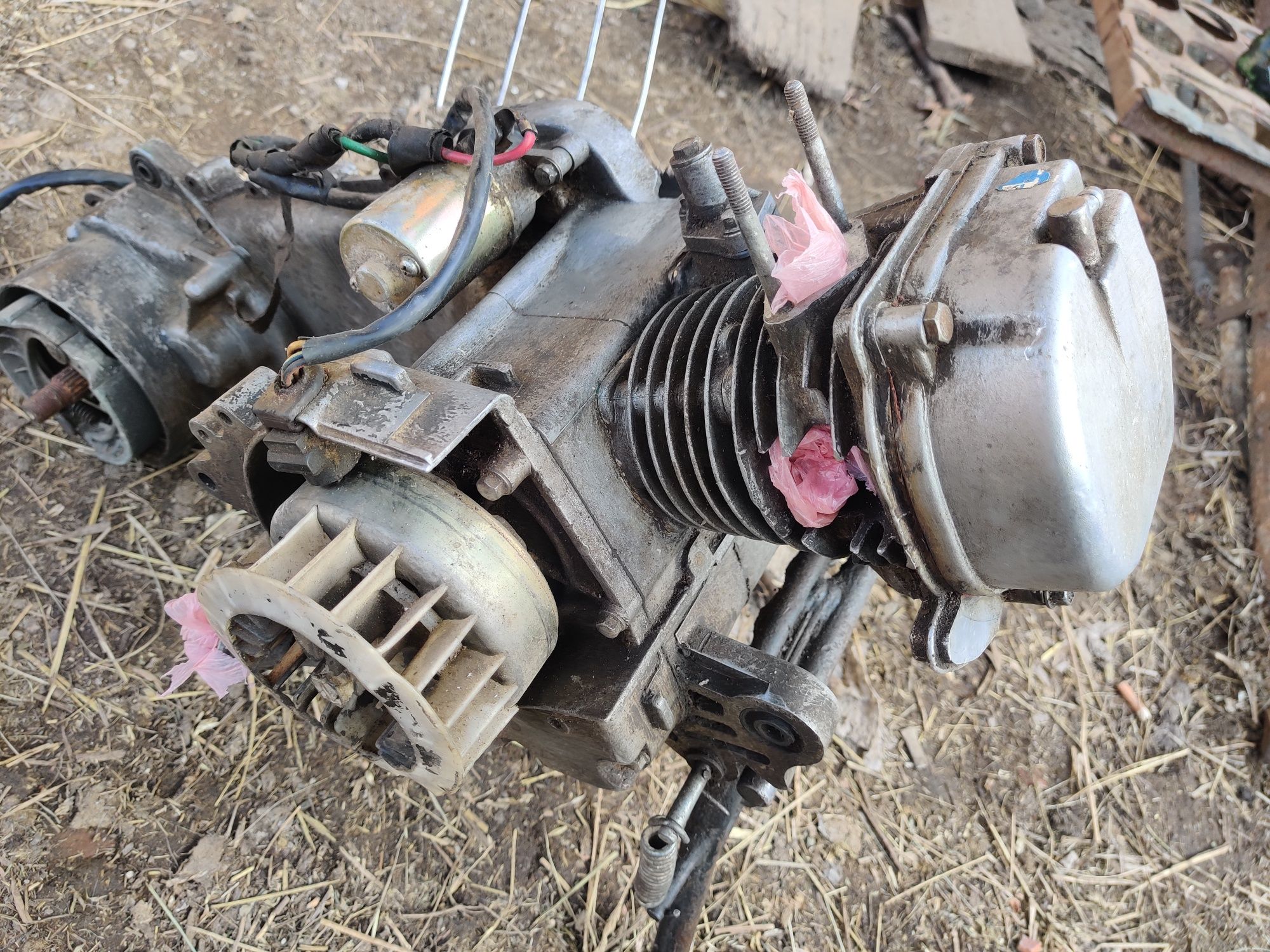 Робочий Двигун 4T GY6 80cc 139QMA, довгий під 13 дюймове колесо