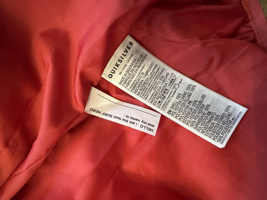 Kurtka quiksilver unisex 5 lat
