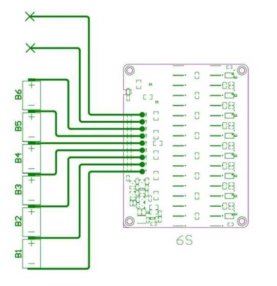 Активний балансир конденсаторний Li-ion/Lifepo4/LTO: 6-8S