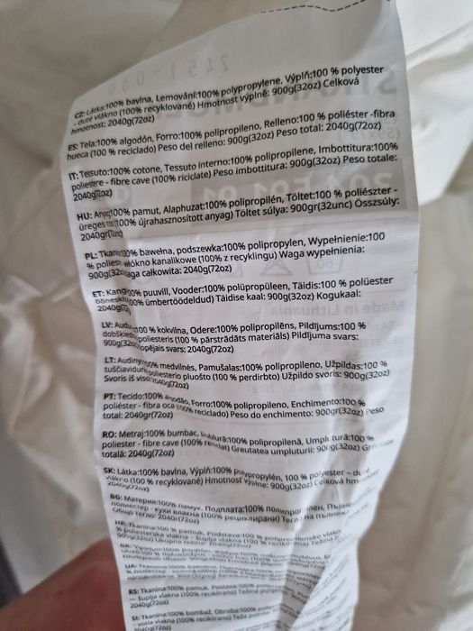 Ikea STRANDMOLKE kołdra ciepła 150x200