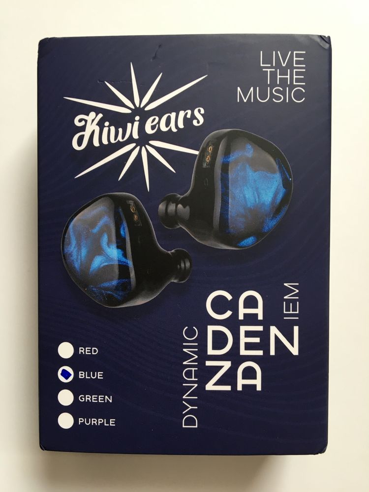 słuchawki IEM Kiwi Ears Cadenza, komplet
