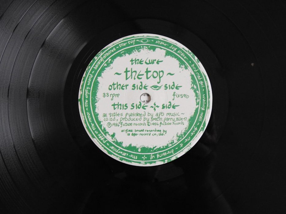 The Cure The Top Оригинал LP UK 1984 коллекционная пластинка FIXS96