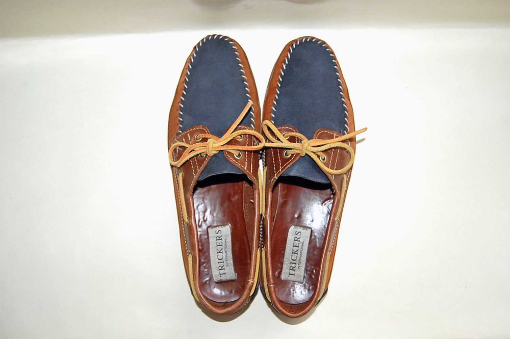 Мокасины топсайдеры TRICKERS р.45-46 original ITALY