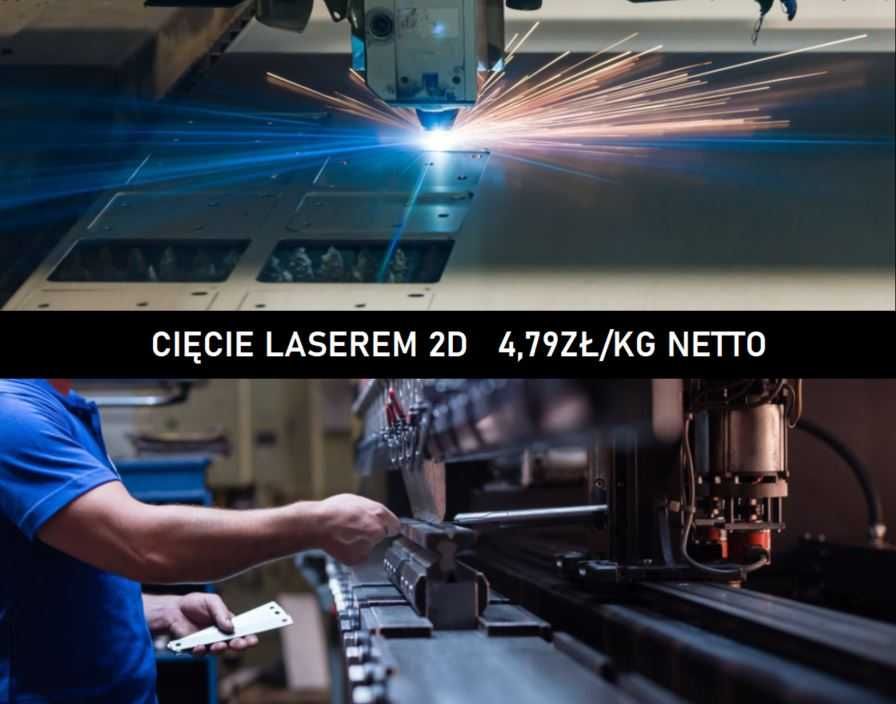 CIĘCIE LASEREM blach, rur i profili 4,79zł/kg Możliwa REALIZACJA w 24H