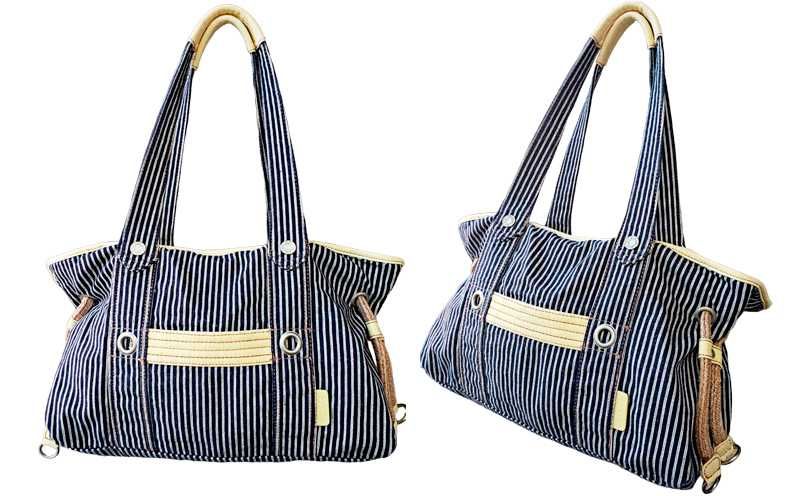 Сумка Levis 42x26x16 стильна торба вмістка смуги текстиль бавовна джут