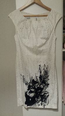 Sukienka biało-czarna wizytowa Cocomore r. M chrzest komunia i inne
