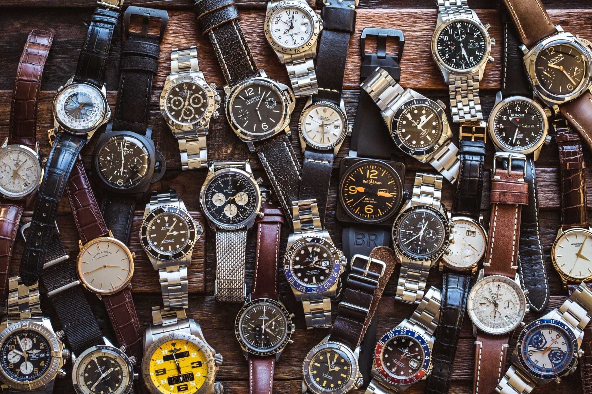 Duża kolekcja zegarków - Zamiana