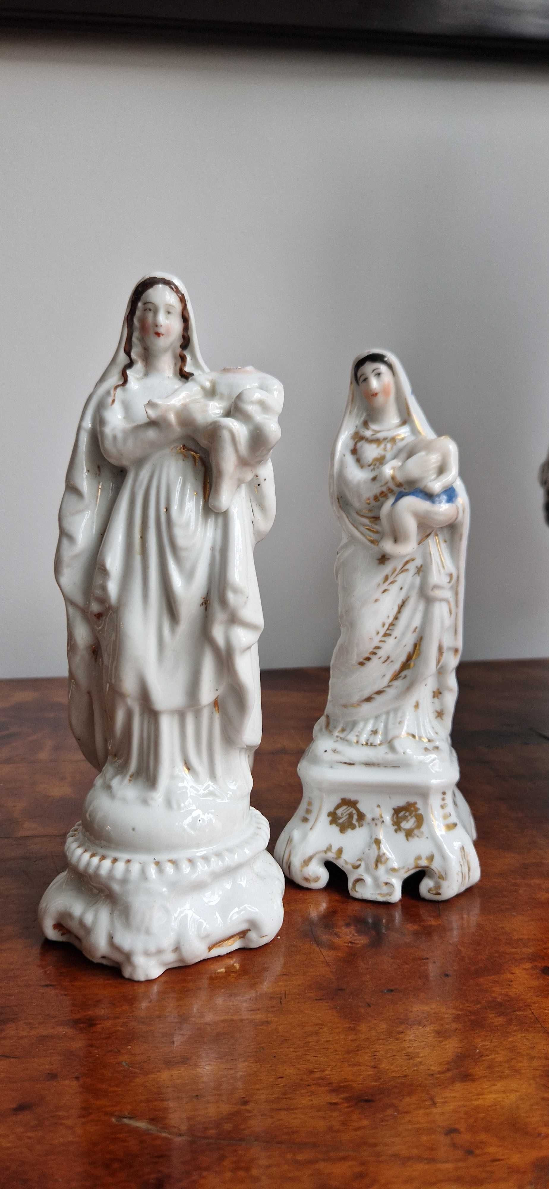 Figurki rzezby swietych dewocjonalia sztuka sakralna porcelana dekor