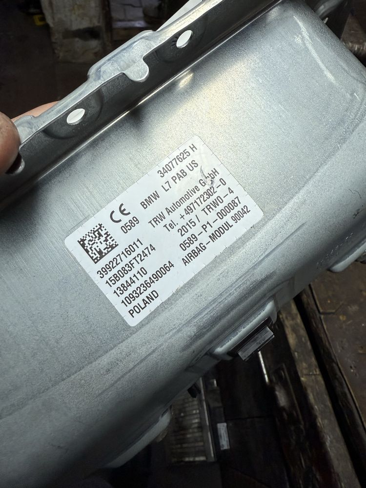 poduszka AirBag pasażer F80 f82 USA f30 bmw